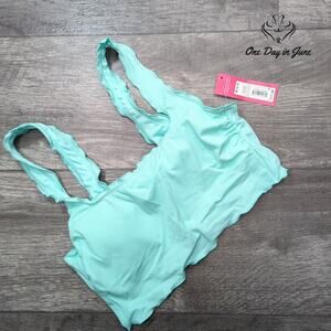 Xhilaration Ruffle Crop Bikini Top Size M (4-6)